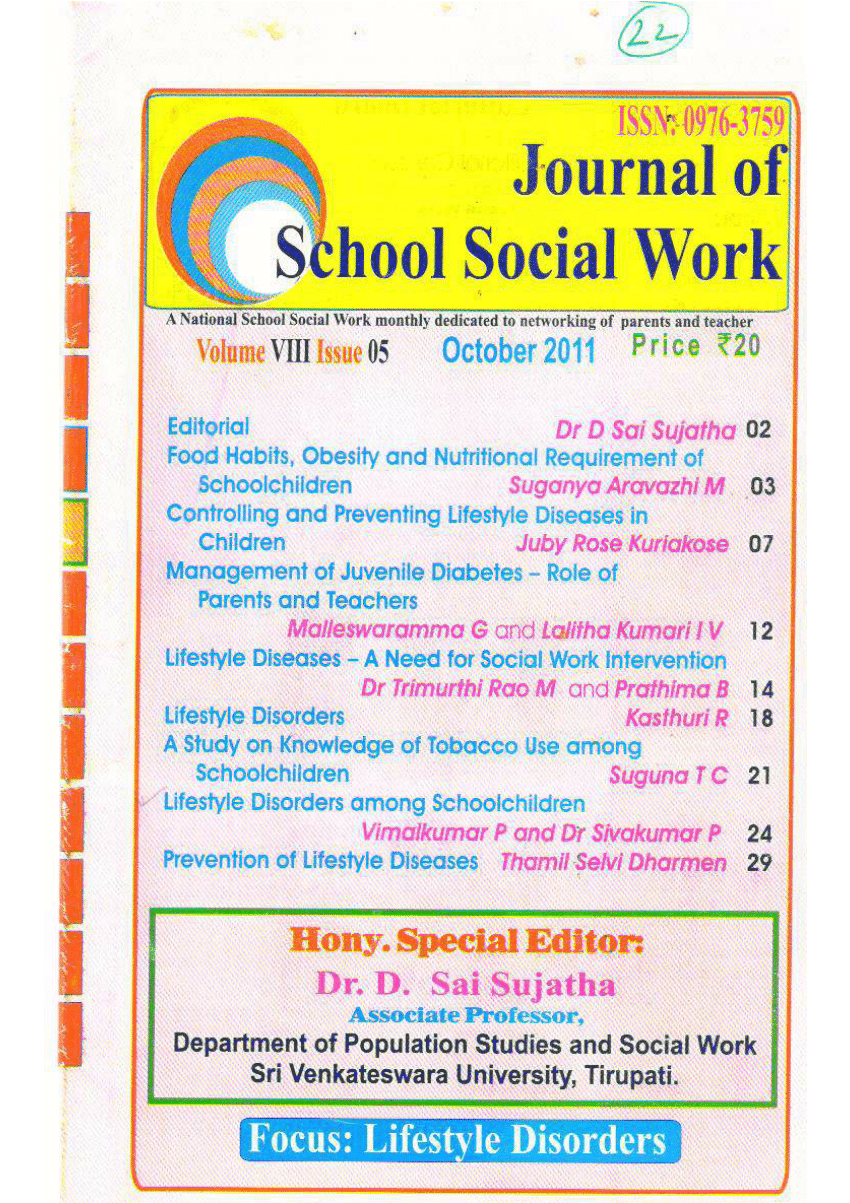child and adolescent social work journal