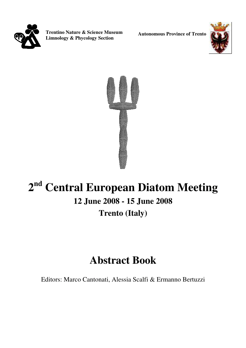 PDF) Abstract Book of the 2nd Central European Diatom Meeting ...