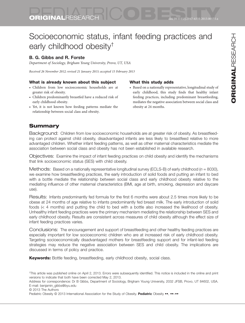 Early Intervention Feeding Strategies