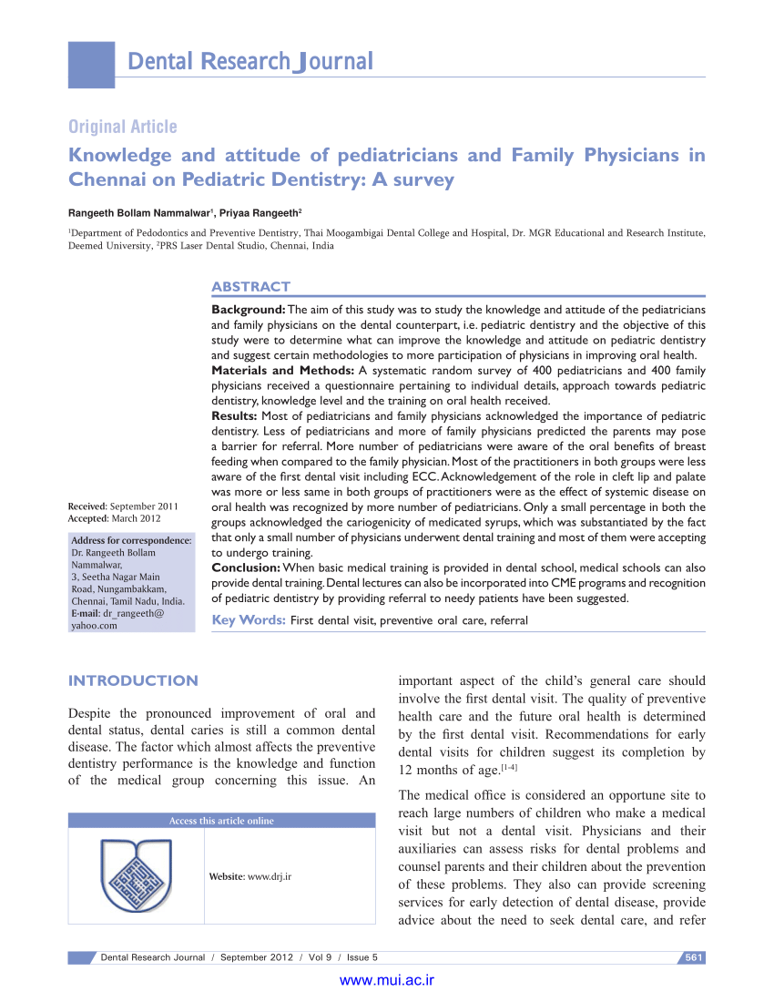 rguhs thesis topics in pediatric dentistry