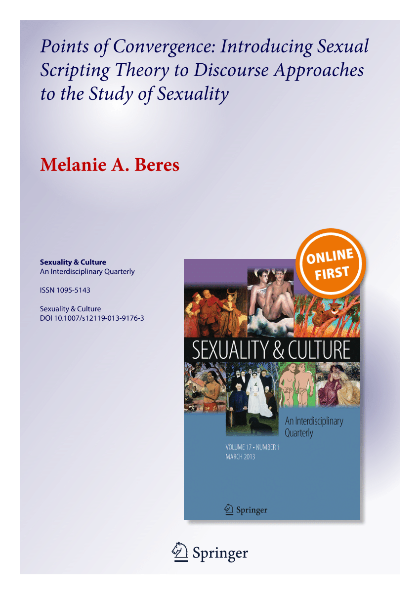 Pdf Points Of Convergence Introducing Sexual Scripting Theory To Discourse Approaches To The