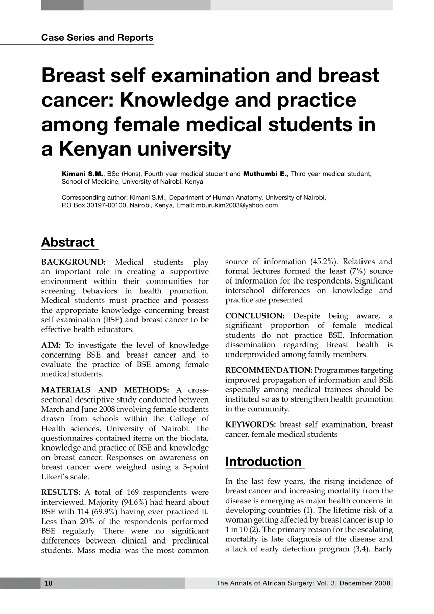 breast cancer research articles pdf
