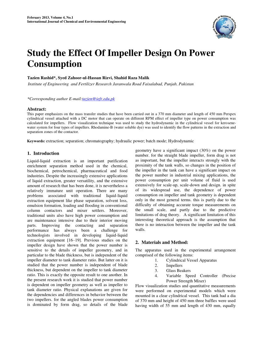 research paper of power consumption