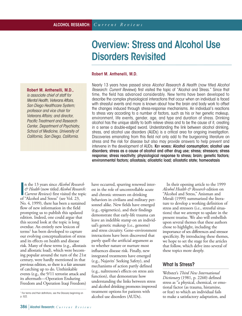 research study about alcohol