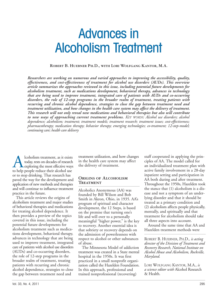 research papers on alcoholism