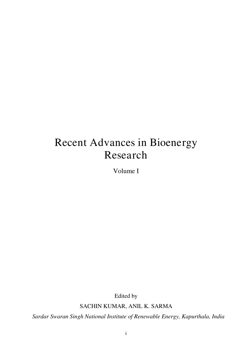 bioenergy research paper