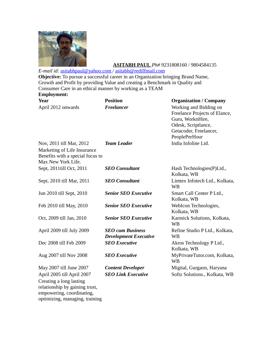 resume sample for usa jobs   18