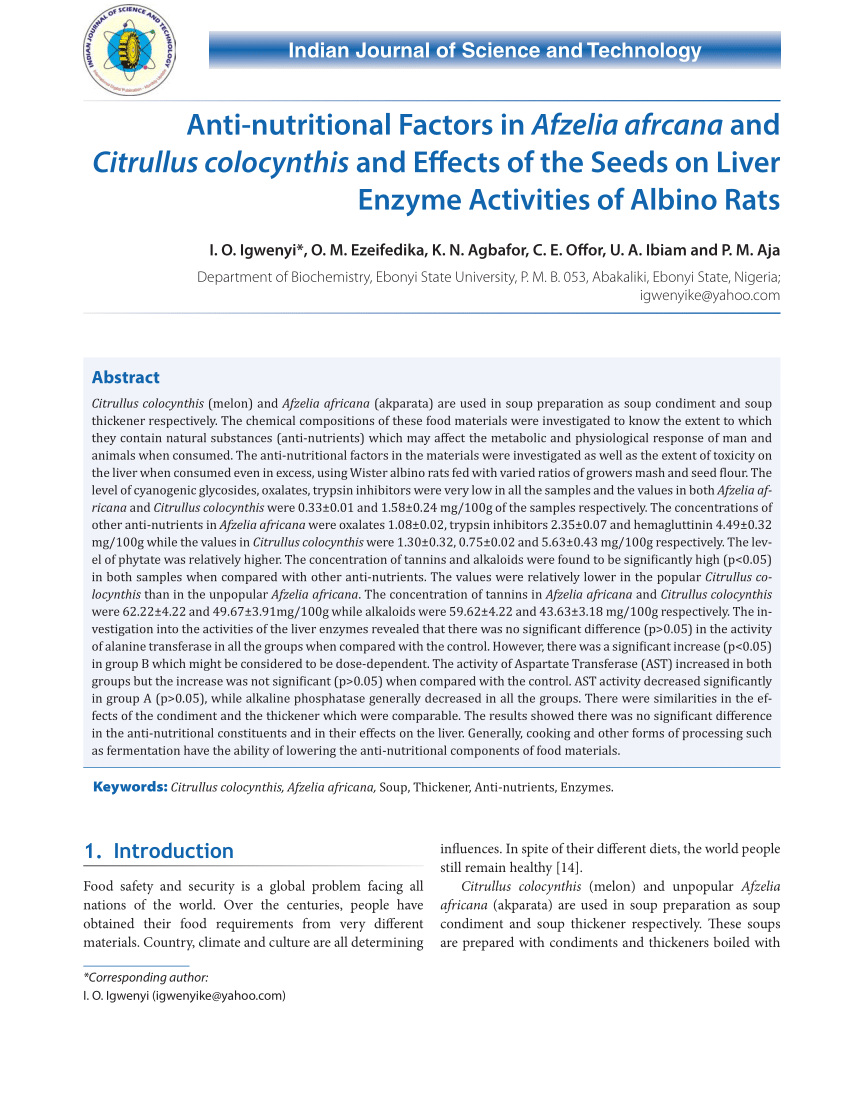 Pdf Potentials Of Afzelia Africana In Biodiesel Production