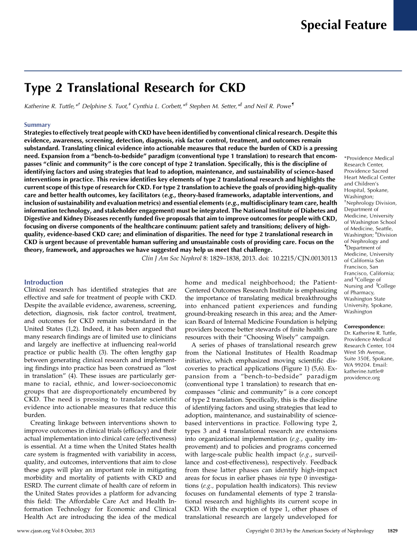 scholarly articles translational research