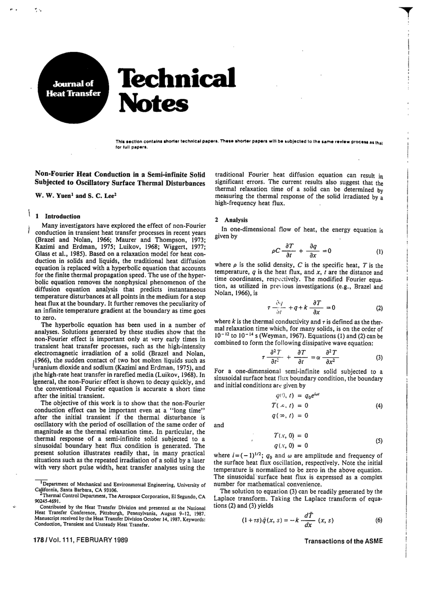 Série Conduction, PDF, Conduction thermique