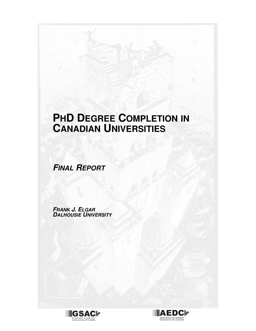 phd by publication in canada