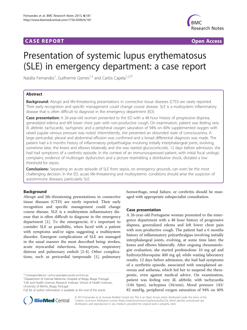 Research paper on lupus