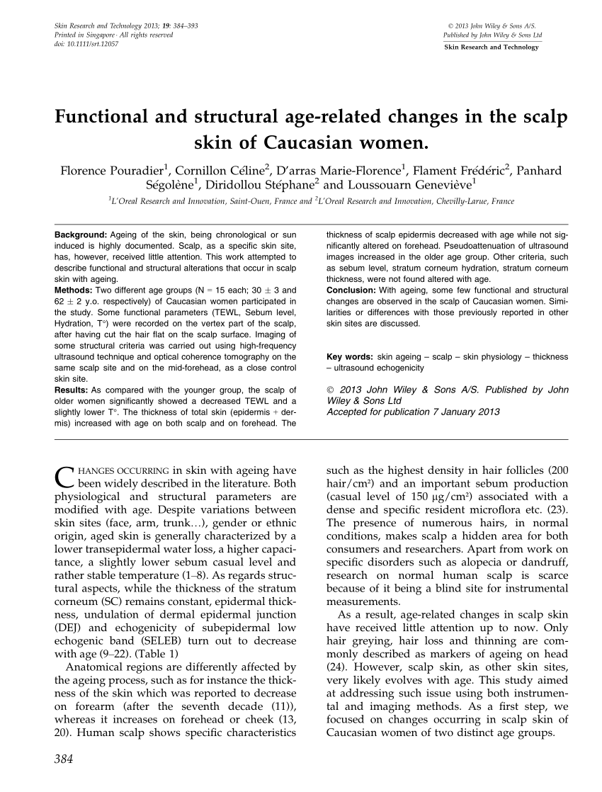 (PDF) Functional and structural age-related changes in the ...