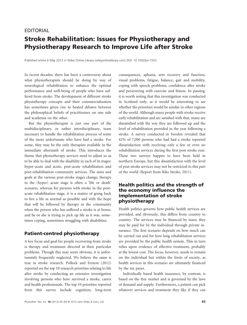 dissertation physiotherapy research topics