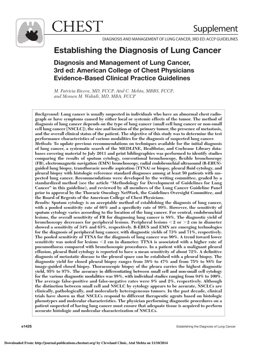 case study about lung cancer