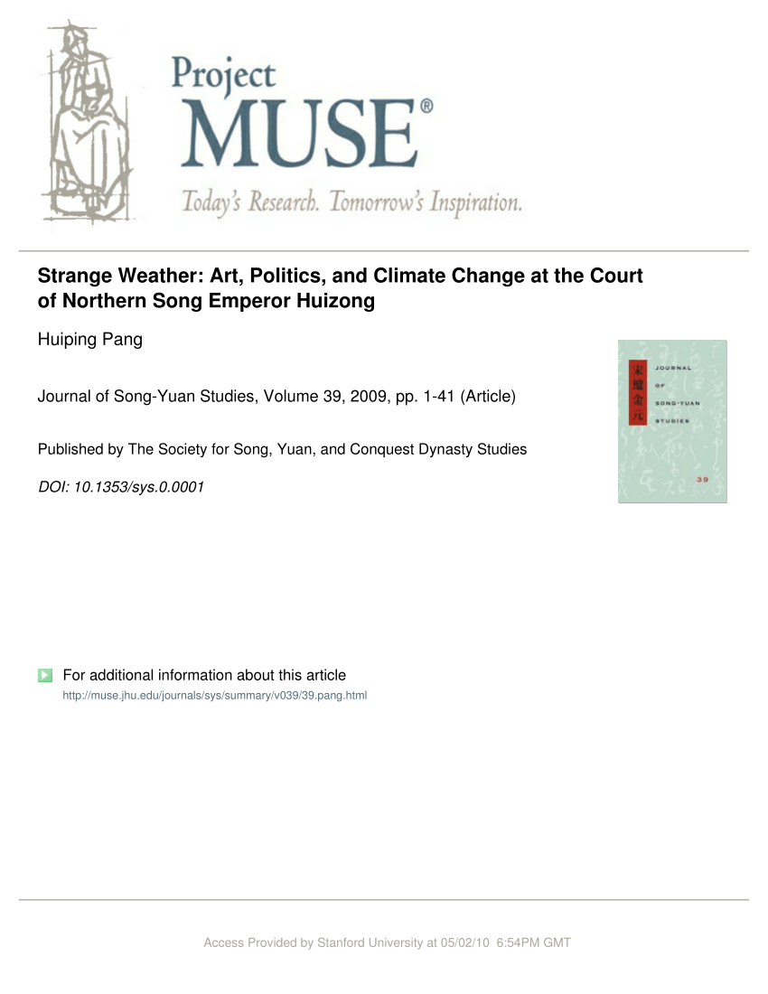 PDF) “Strange Weather: Art, Politics, and Climate Change in the