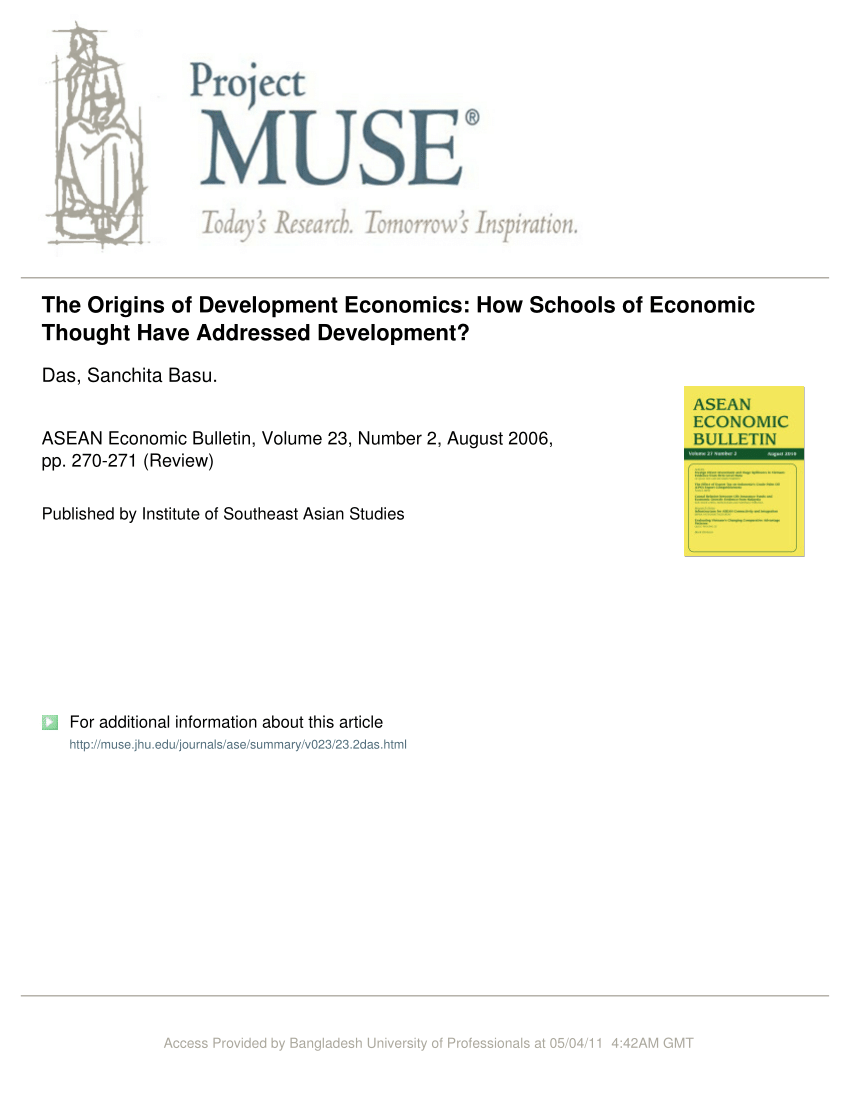 research paper on development economics pdf