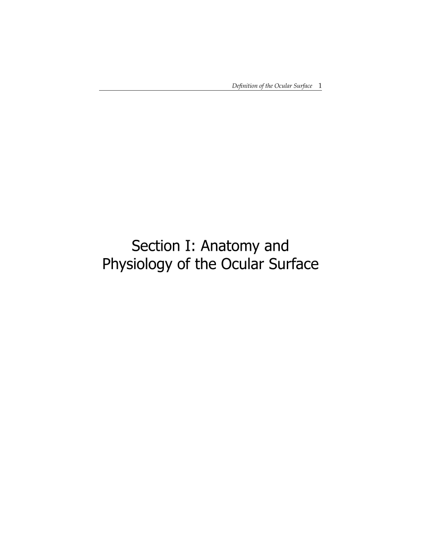 pdf) definition of the ocular surface