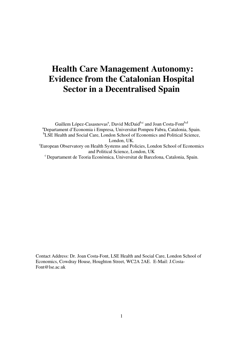 autonomy in health and social care