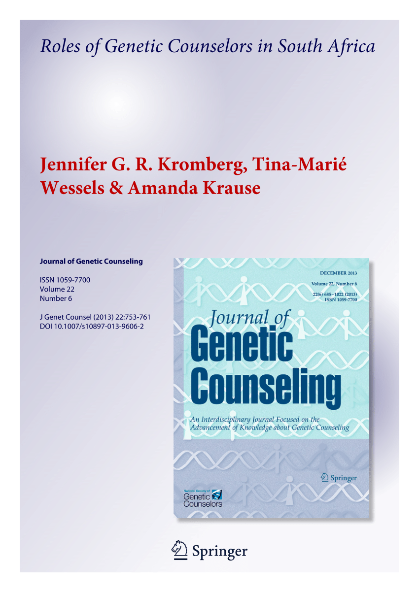 summarize the role of a genetic counselor