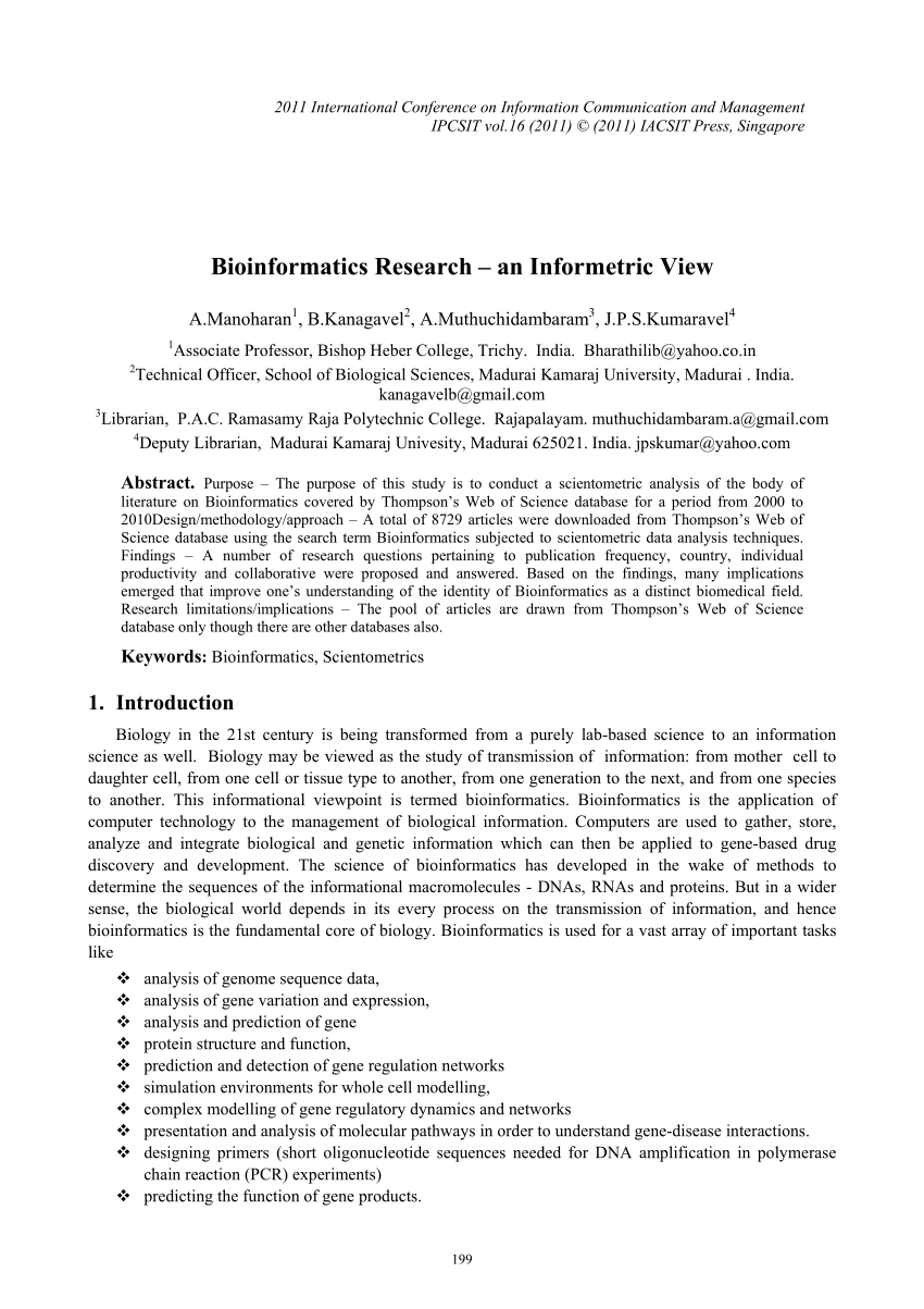 bioinformatics dissertation example