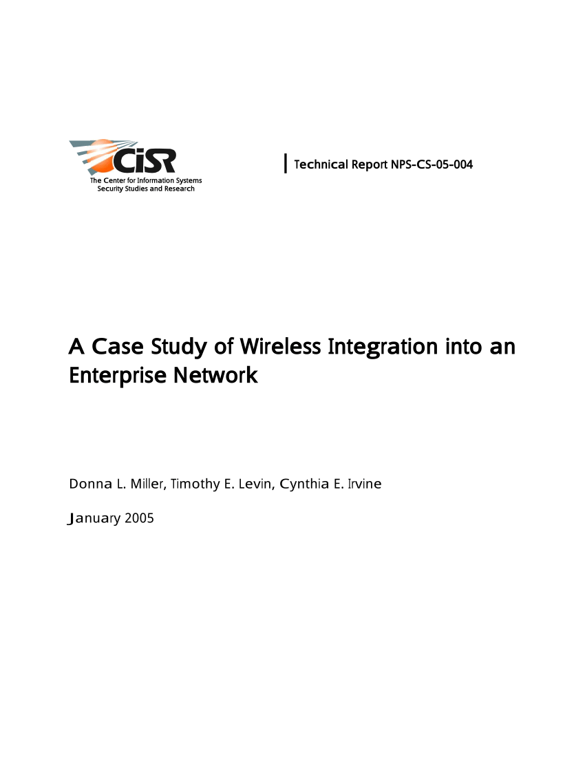 case study on wireless network