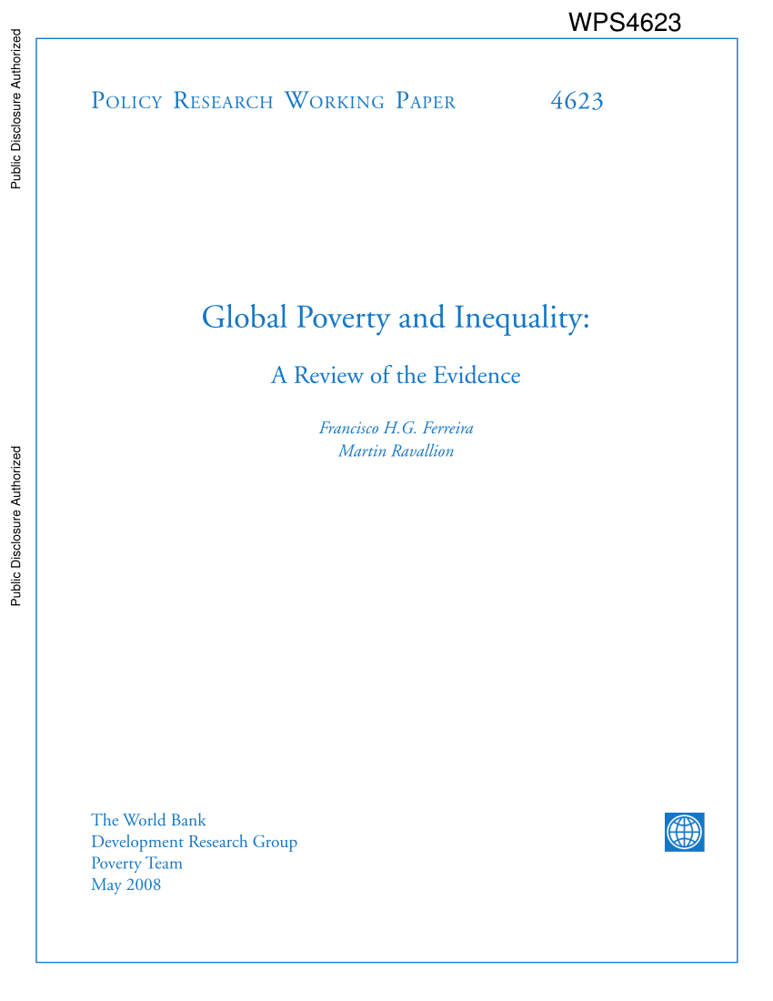PDF) Global Poverty and Inequality: A Review of the Evidence