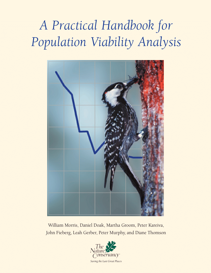 Pdf A Practical Handbook For Population Viability Analysis