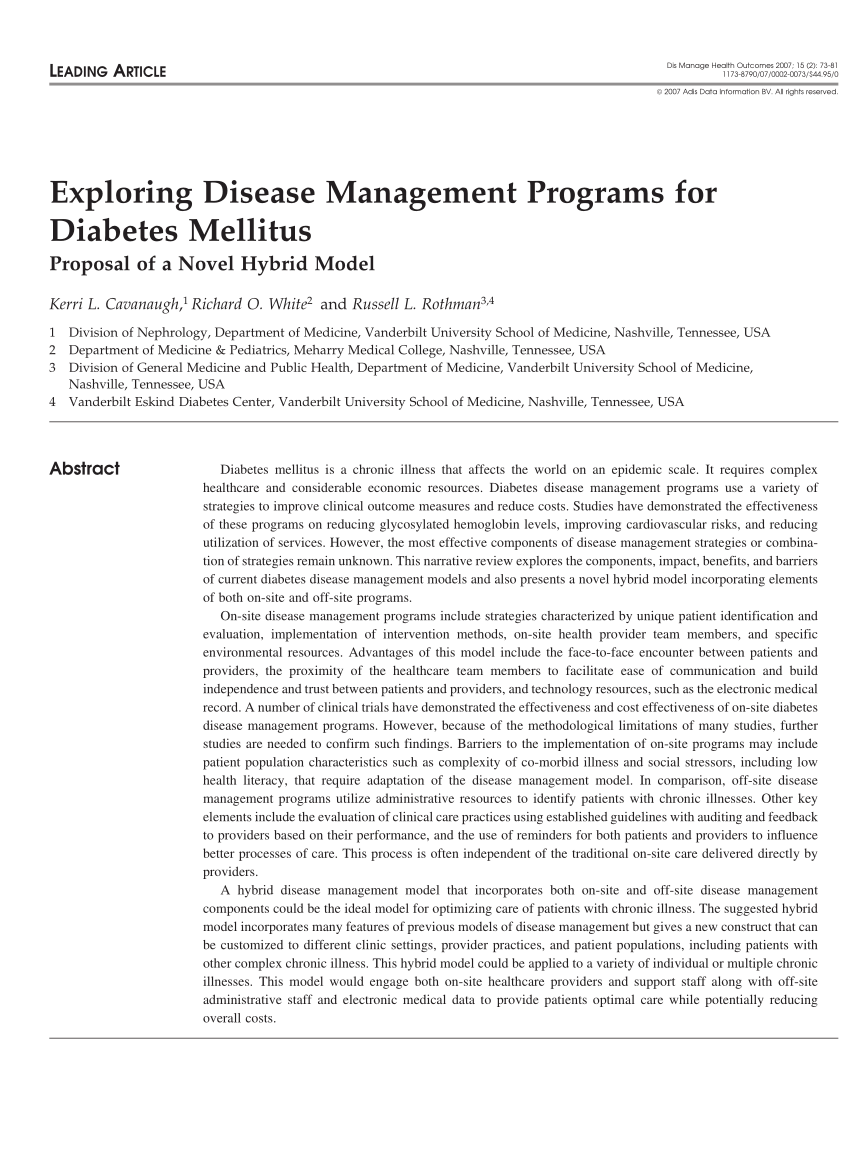 research proposal on diabetes mellitus pdf