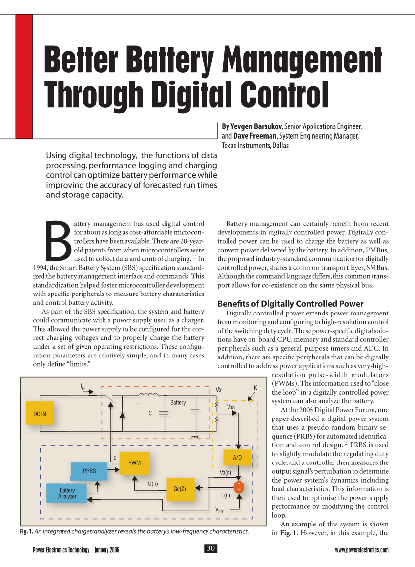 NDS iManager, the evolution of leisure battery control management