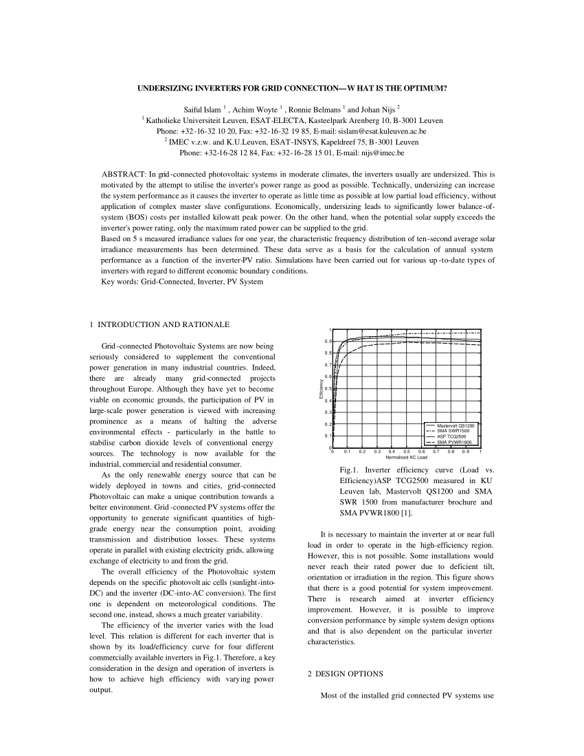 Grid connected pv system phd thesis ku