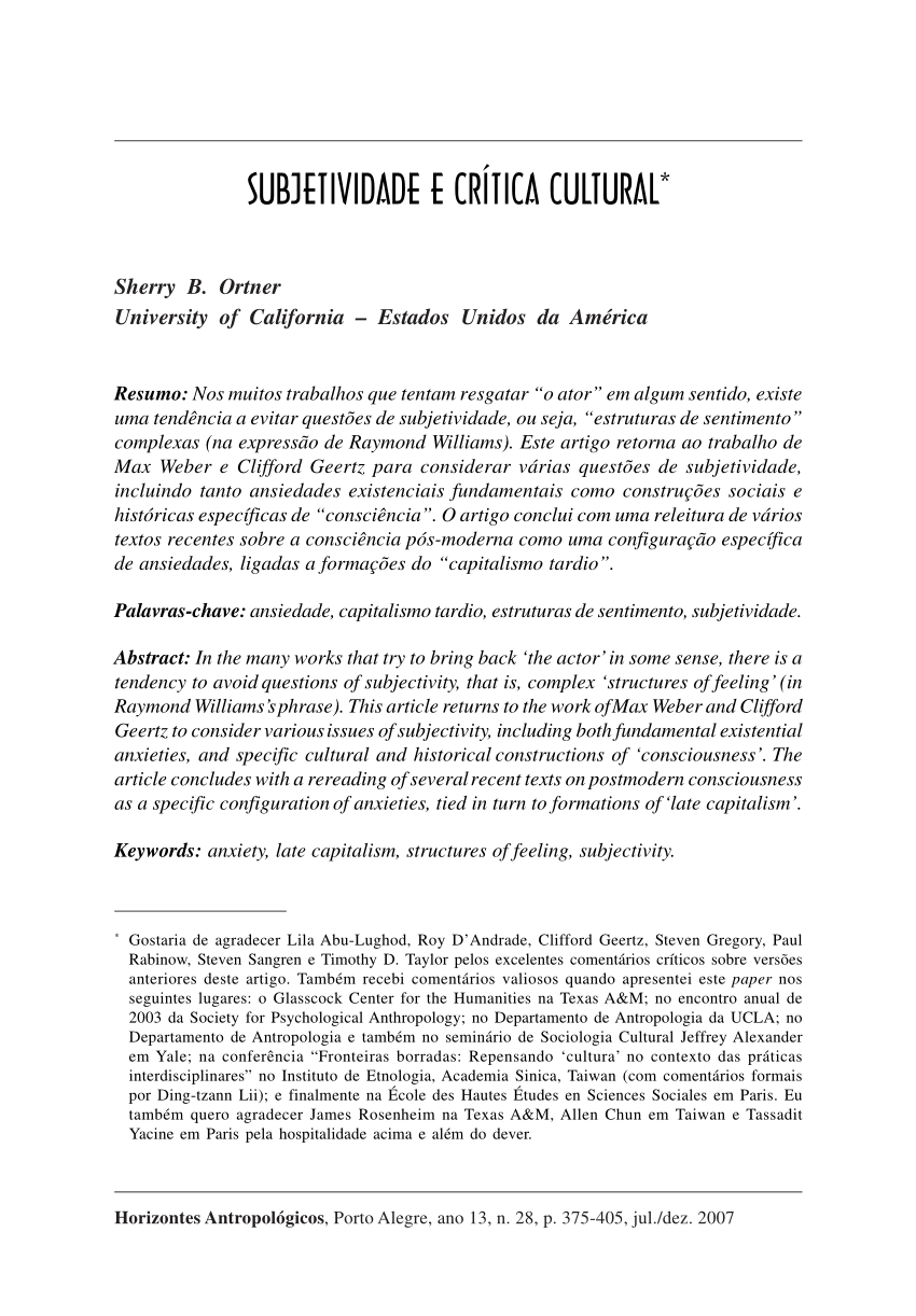 Texto 01 - Geertz - Resumo Um Jogo Profundo - Notas Sobre A Briga de Galos  Balinesa, PDF, Sociologia