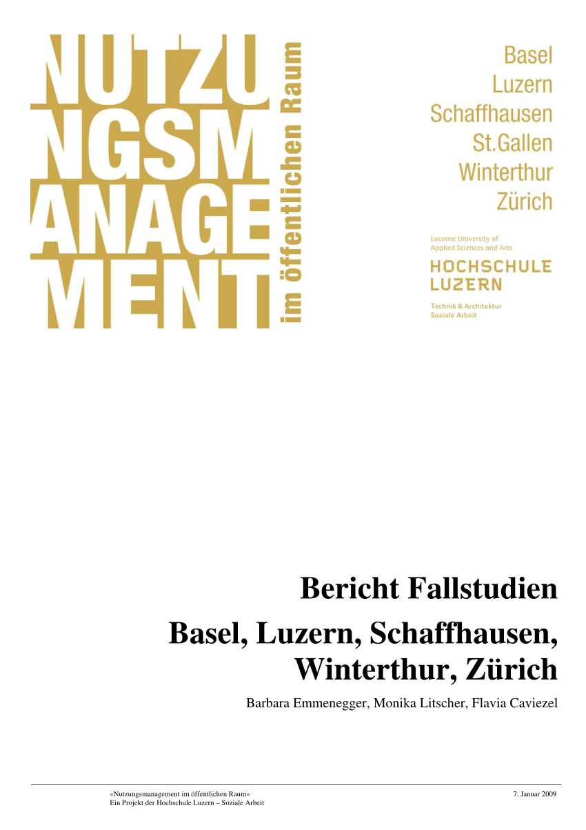 PDF Projektteam "Nutzungsmanagement im öffentlichen Raum