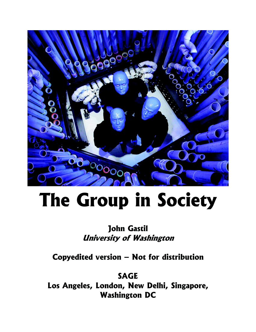 Pdf The Group In Society