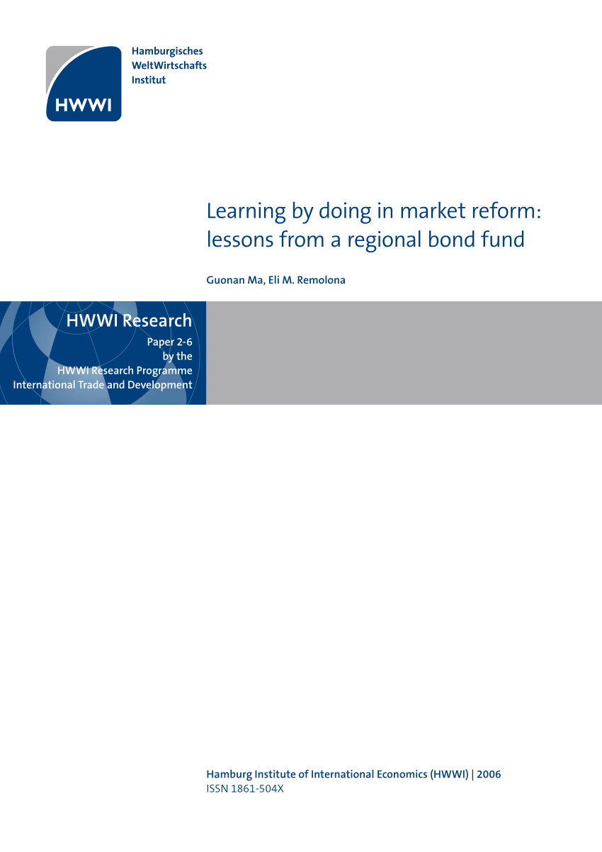 Pdf Learning By Doing In Market Reform Lessons From A Regional