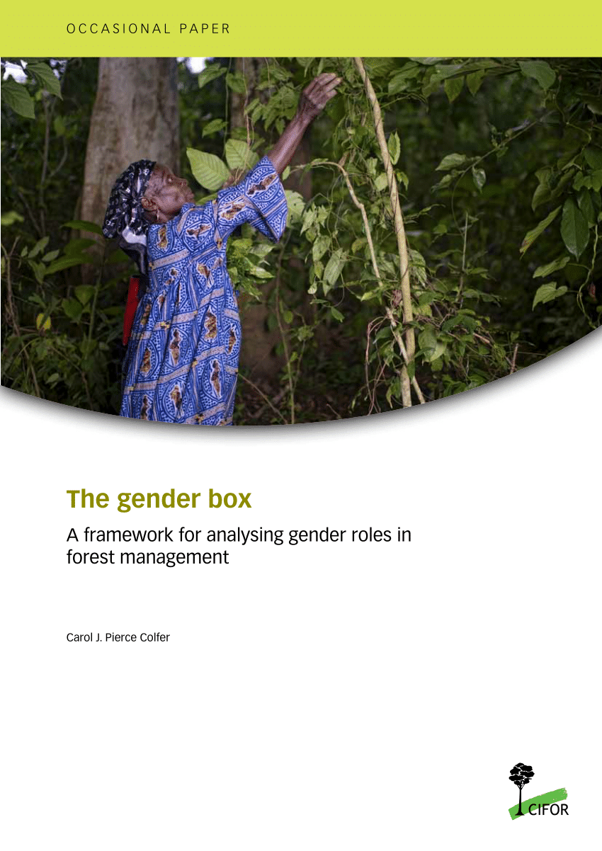 PDF) The Gender Box A framework for analysing gender roles in forest management