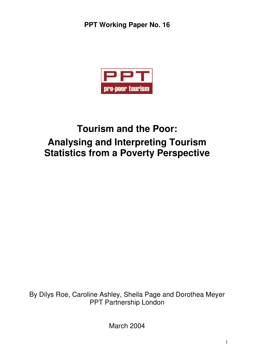 poverty tourism thesis