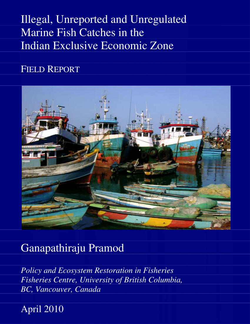 PDF) Illegal, Unreported and Unregulated Marine Fish Catches in the Indian  Exclusive Economic Zone