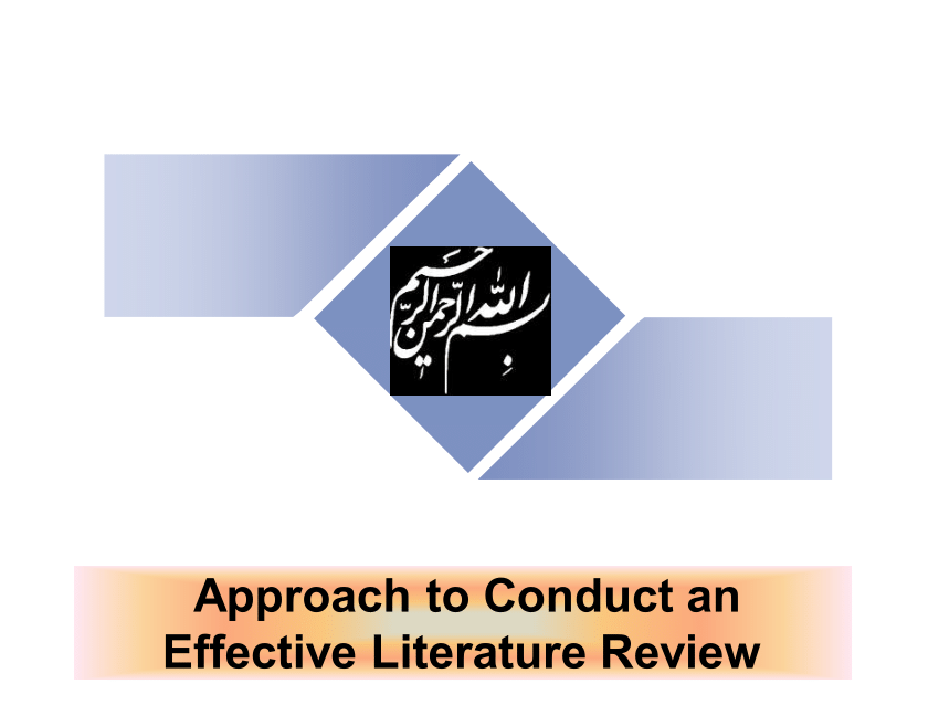 Conduct literature review thesis