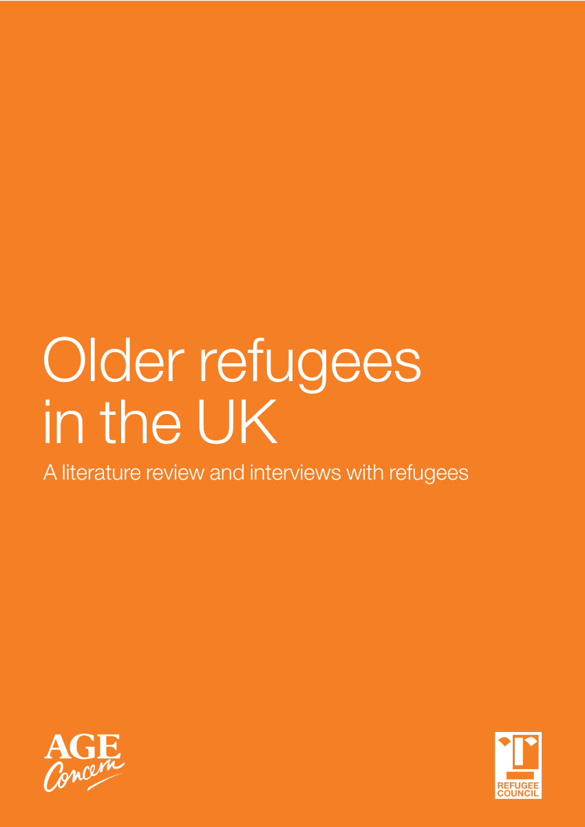 Pdf Older Refugees In The Uk A Literature Review