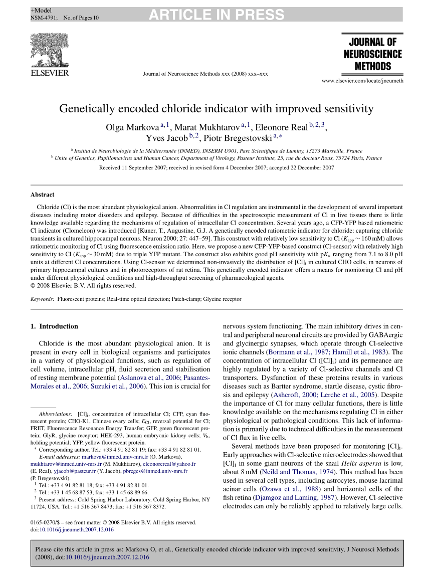 Design and fluorescence properties of Cl-sensor. (A) Schematic