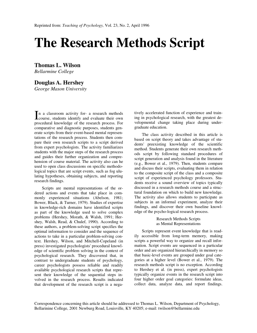 script writing research