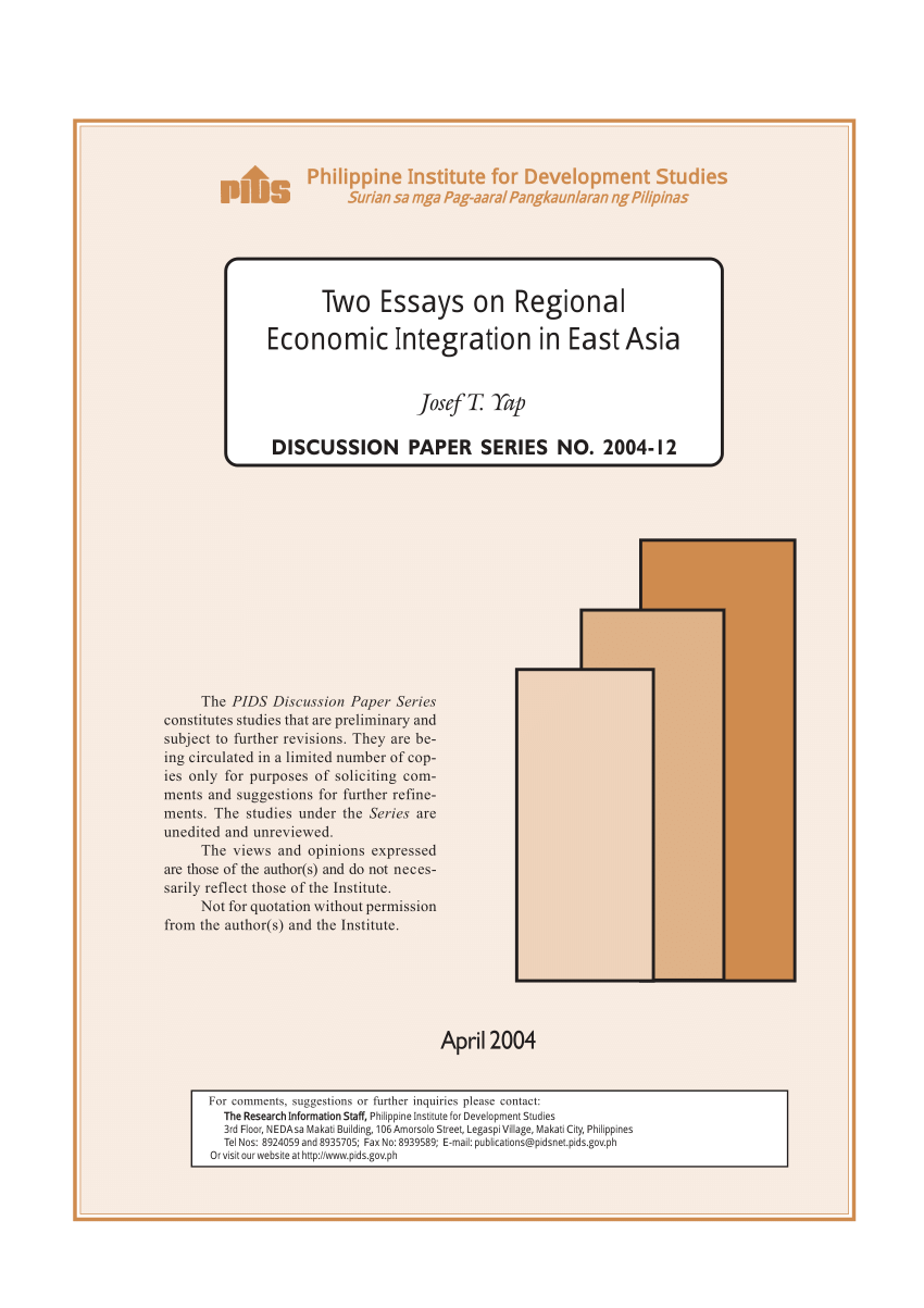 economic integration essay