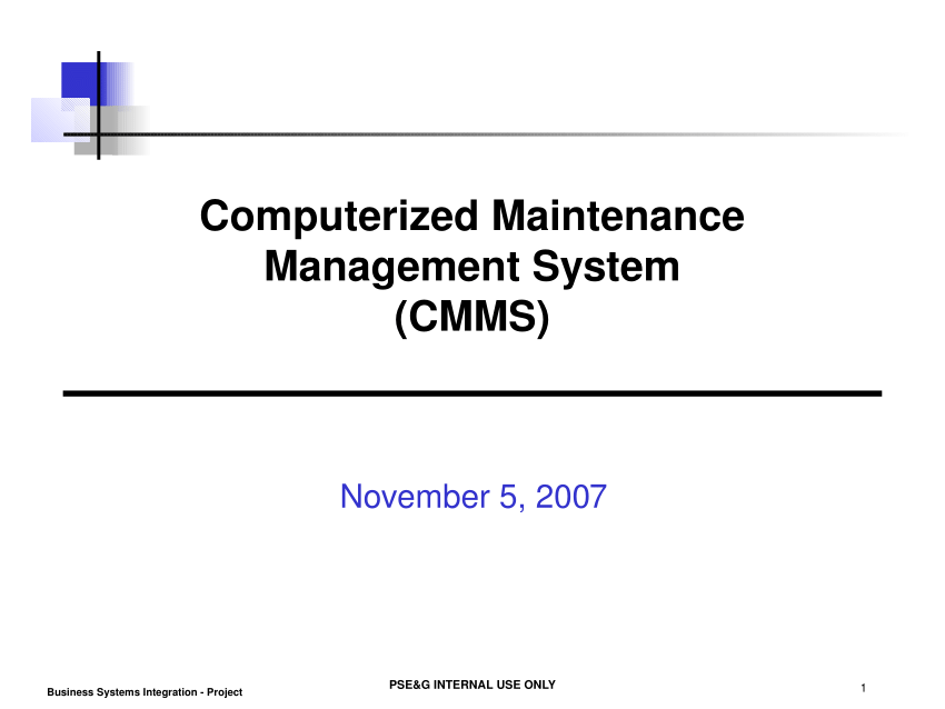 computerized maintenance management system research paper