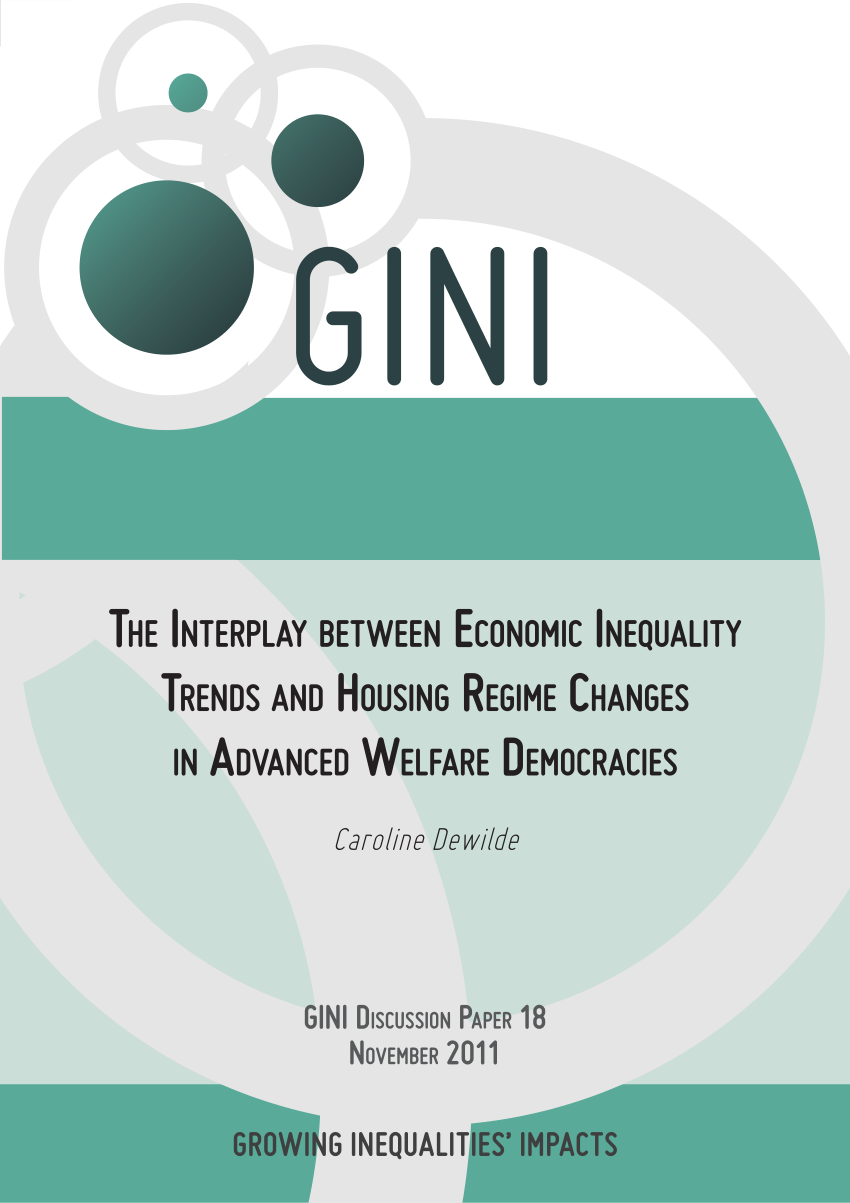 PDF) GINI DP 18: The interplay between economic inequality trends ...