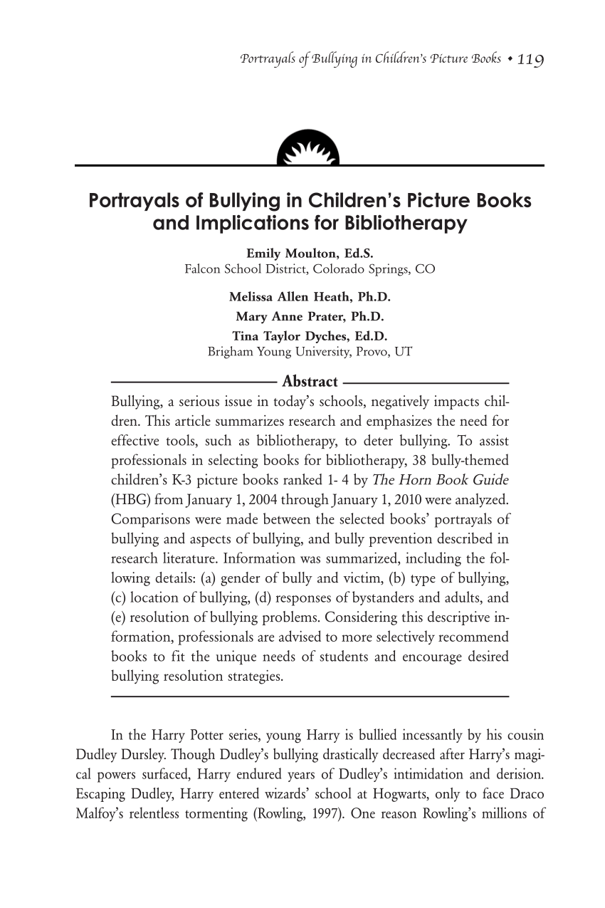 baby thesis about bullying