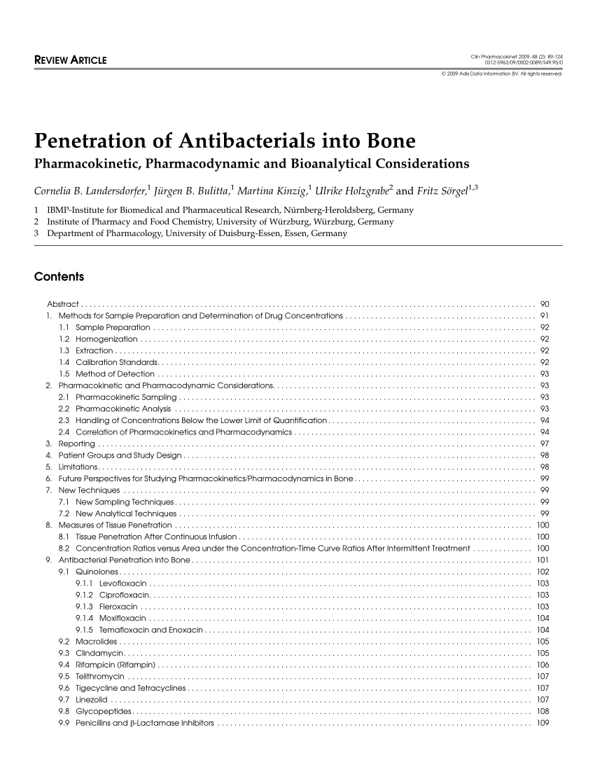 penetration into joint azithromycin