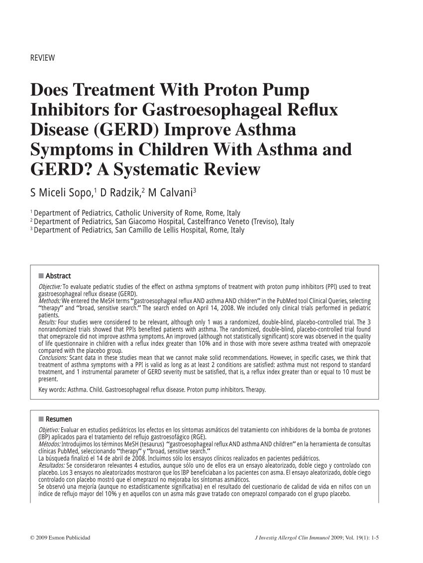 (PDF) Does Treatment With Proton Pump Inhibitors for ...