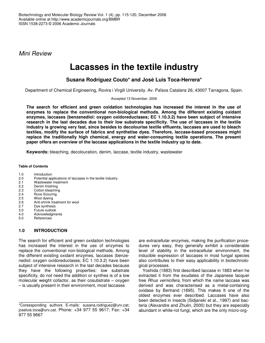 the Lacasses Industry in Textile PDF)