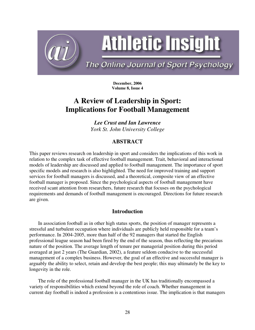 sports psychology dissertation examples